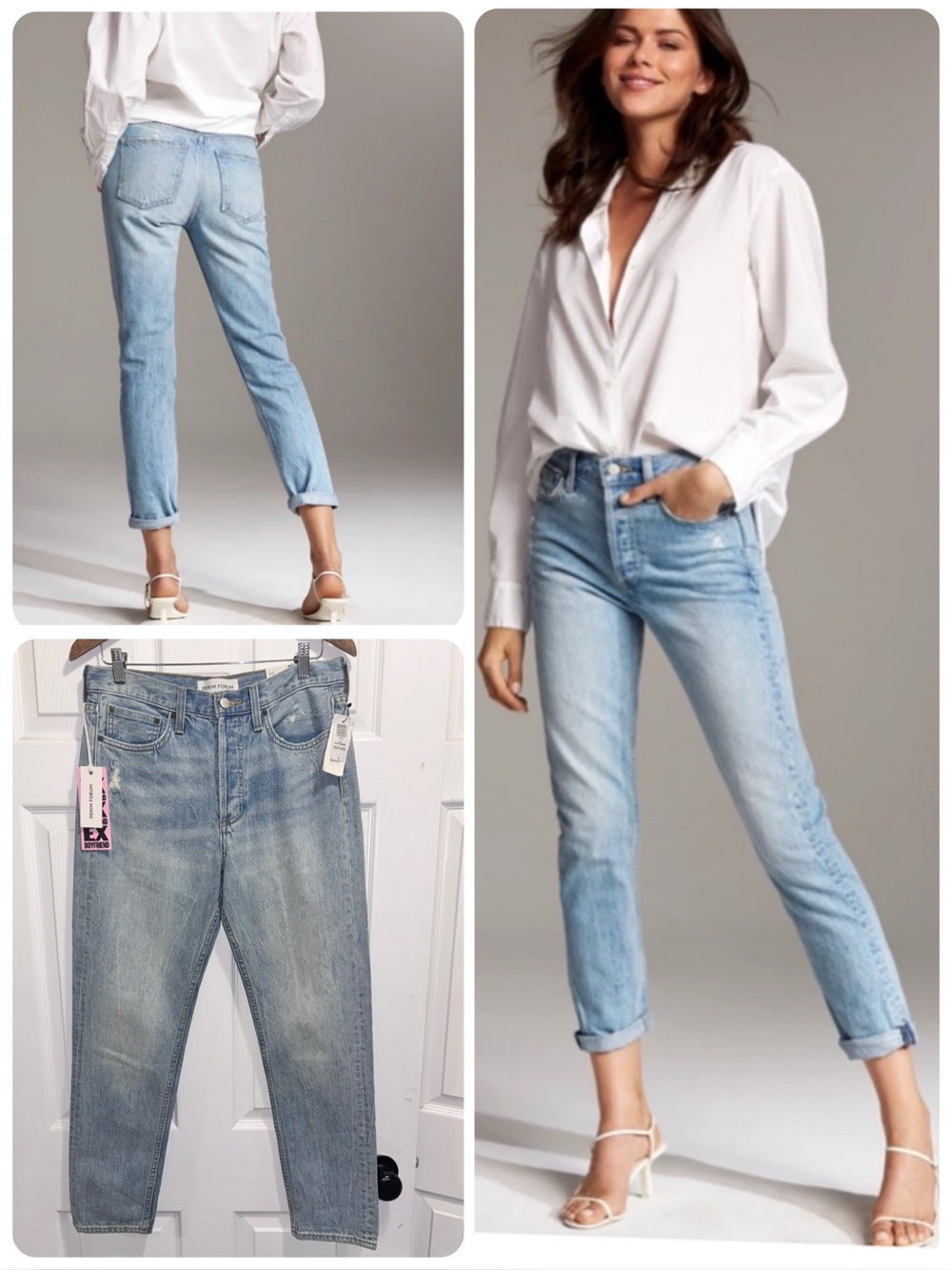 NWT Aritzia Denim Forum The Ex Boyfriend Jeans Vintage Desert Relaxed Size 28